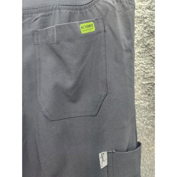 Med Couture Activate Womens Scrub Pants Size Large Pewter Gray EUC - Picture 5 of 7